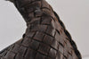 Authentic BOTTEGA VENETA Intrecciato Leather Shoulder Hand Bag Brown 1573K