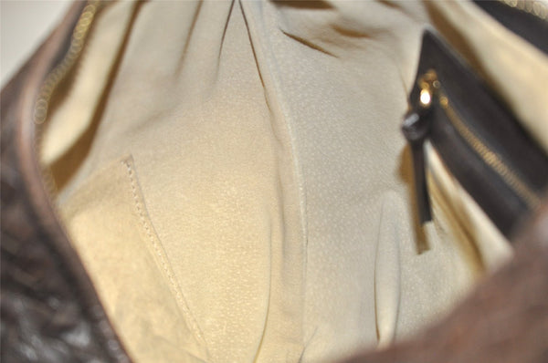 Authentic BOTTEGA VENETA Intrecciato Leather Shoulder Hand Bag Brown 1573K