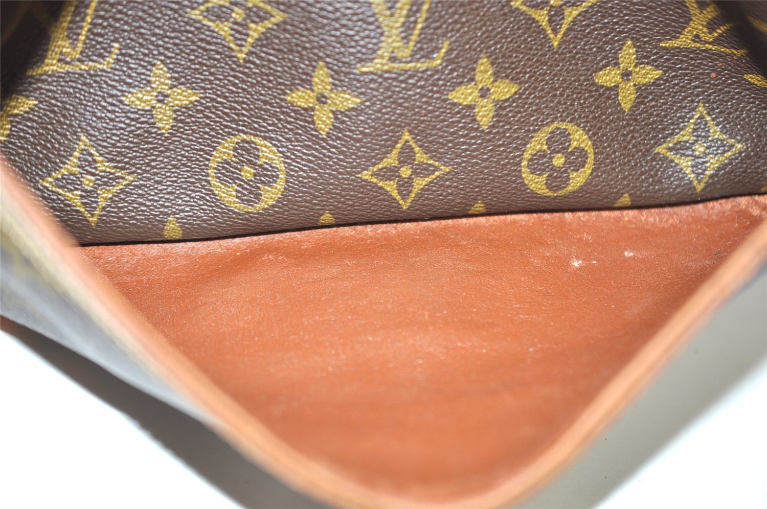 Authentic Louis Vuitton Monogram Compiegne 28 Clutch Hand Bag M51845 LV 1574I