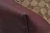 Authentic GUCCI Bree 2Way Tote Hand Bag GG Canvas Leather 353120 Brown 1575J