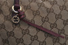Authentic GUCCI Bree 2Way Tote Hand Bag GG Canvas Leather 353120 Brown 1575J