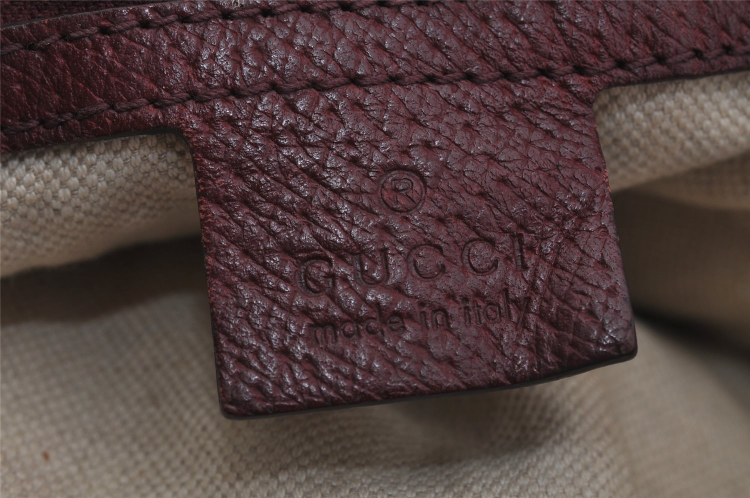 Authentic GUCCI Bree 2Way Tote Hand Bag GG Canvas Leather 353120 Brown 1575J