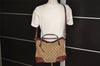 Authentic GUCCI Bree 2Way Tote Hand Bag GG Canvas Leather 353120 Brown 1575J