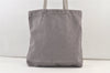 Authentic Louis Vuitton Fondation Exclusive Tote Bag Canvas Gray Purple 1575K