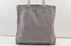 Authentic Louis Vuitton Fondation Exclusive Tote Bag Canvas Gray Purple 1575K