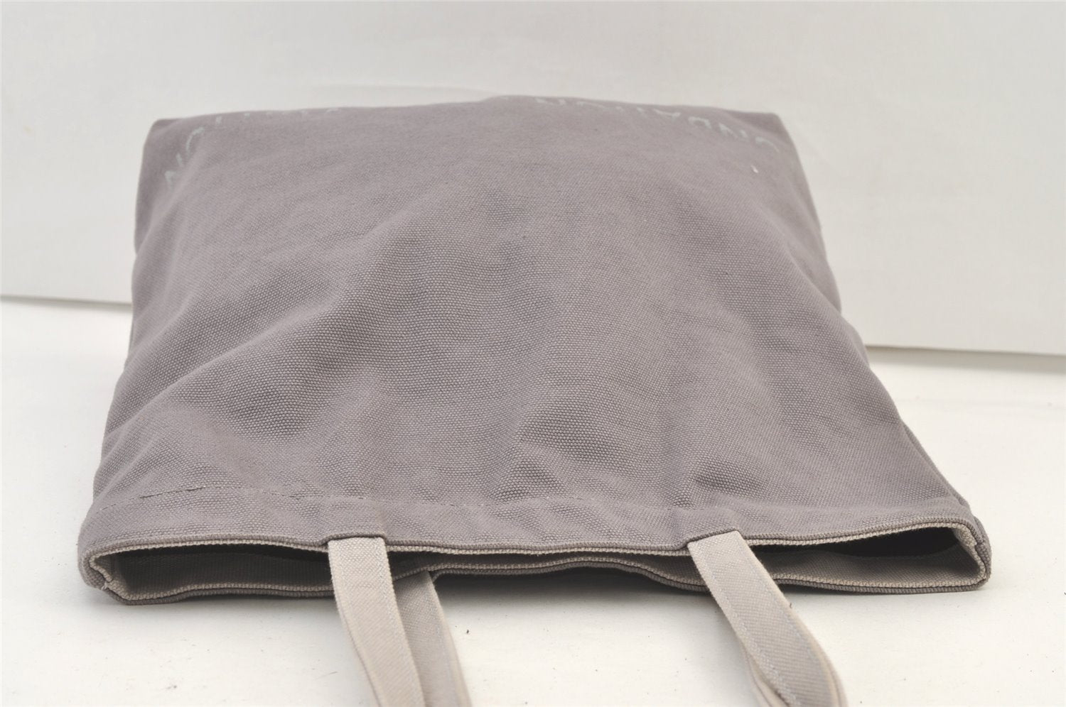 Authentic Louis Vuitton Fondation Exclusive Tote Bag Canvas Gray Purple 1575K