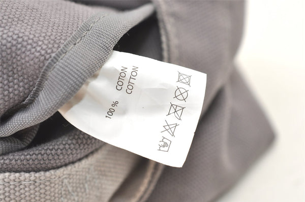 Authentic Louis Vuitton Fondation Exclusive Tote Bag Canvas Gray Purple 1575K