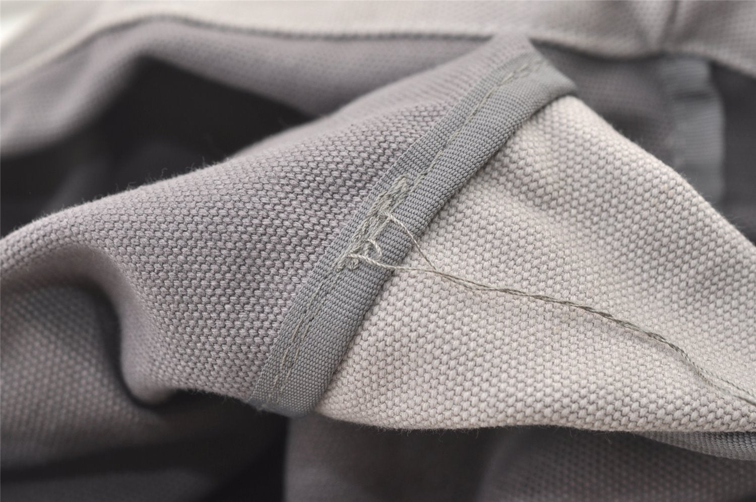 Authentic Louis Vuitton Fondation Exclusive Tote Bag Canvas Gray Purple 1575K