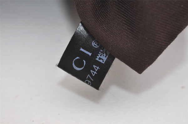 Authentic GUCCI GG Crystal Abbey Shoulder Bag GG PVC Leather 190525 Gold 1576J