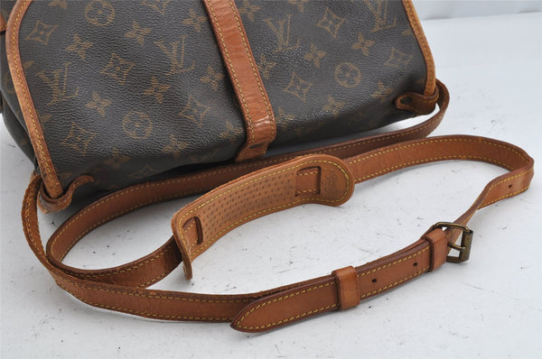 Authentic Louis Vuitton Monogram Saumur 30 Shoulder Cross Bag M42256 LV 1576K
