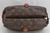 Authentic Louis Vuitton Monogram Saumur 30 Shoulder Cross Bag M42256 LV 1576K
