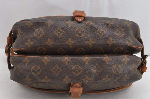 Authentic Louis Vuitton Monogram Saumur 30 Shoulder Cross Bag M42256 LV 1576K