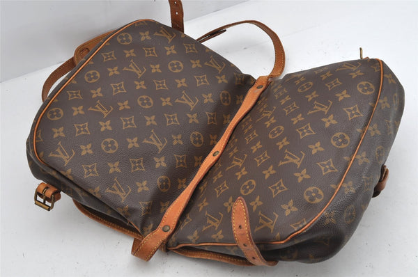 Authentic Louis Vuitton Monogram Saumur 30 Shoulder Cross Bag M42256 LV 1576K