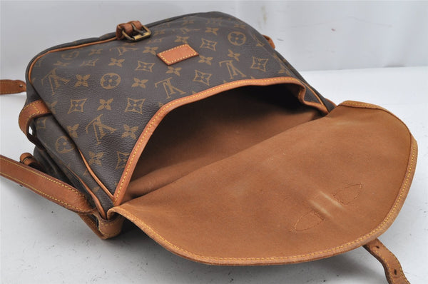 Authentic Louis Vuitton Monogram Saumur 30 Shoulder Cross Bag M42256 LV 1576K