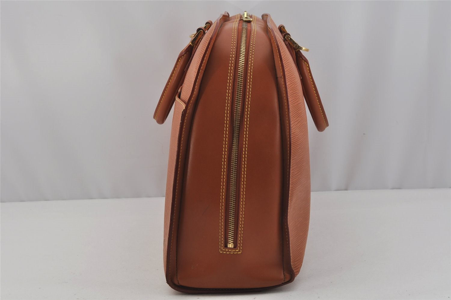 Authentic Louis Vuitton Epi Sorbonne Briefcase Business Bag M54518 Brown 1577J