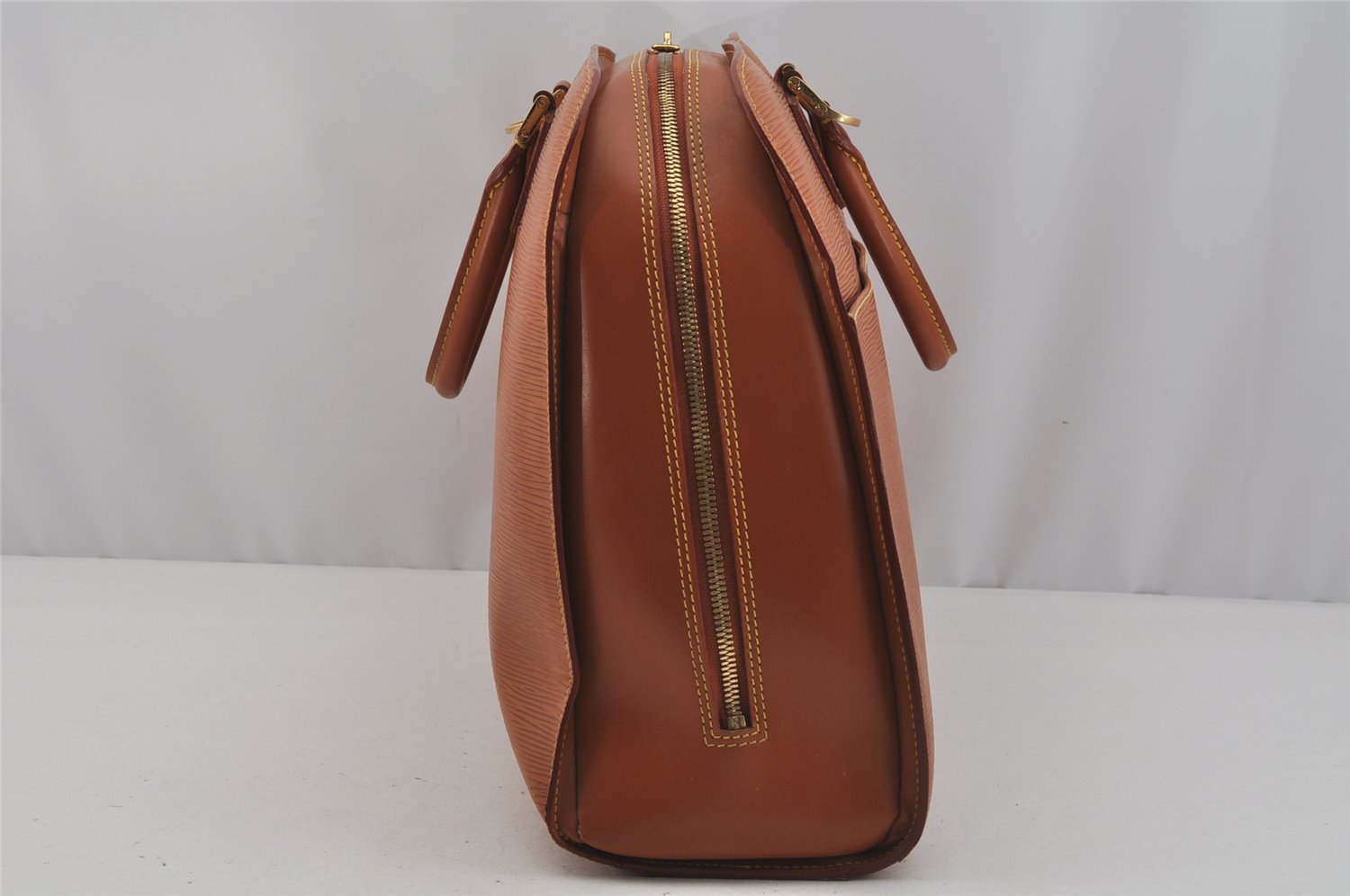 Authentic Louis Vuitton Epi Sorbonne Briefcase Business Bag M54518 Brown 1577J