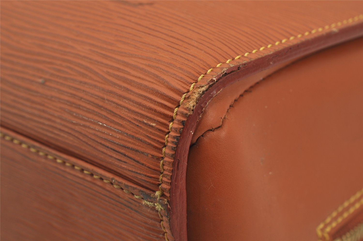 Authentic Louis Vuitton Epi Sorbonne Briefcase Business Bag M54518 Brown 1577J