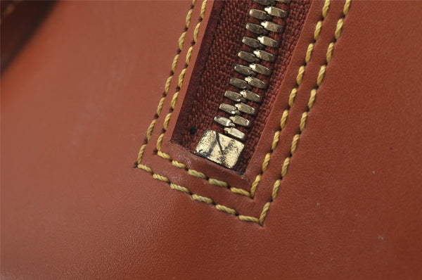 Authentic Louis Vuitton Epi Sorbonne Briefcase Business Bag M54518 Brown 1577J