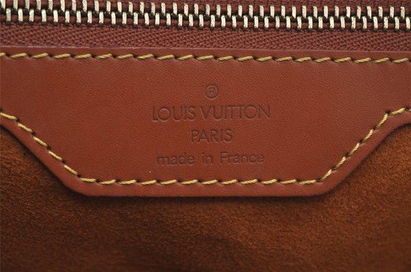 Authentic Louis Vuitton Epi Sorbonne Briefcase Business Bag M54518 Brown 1577J