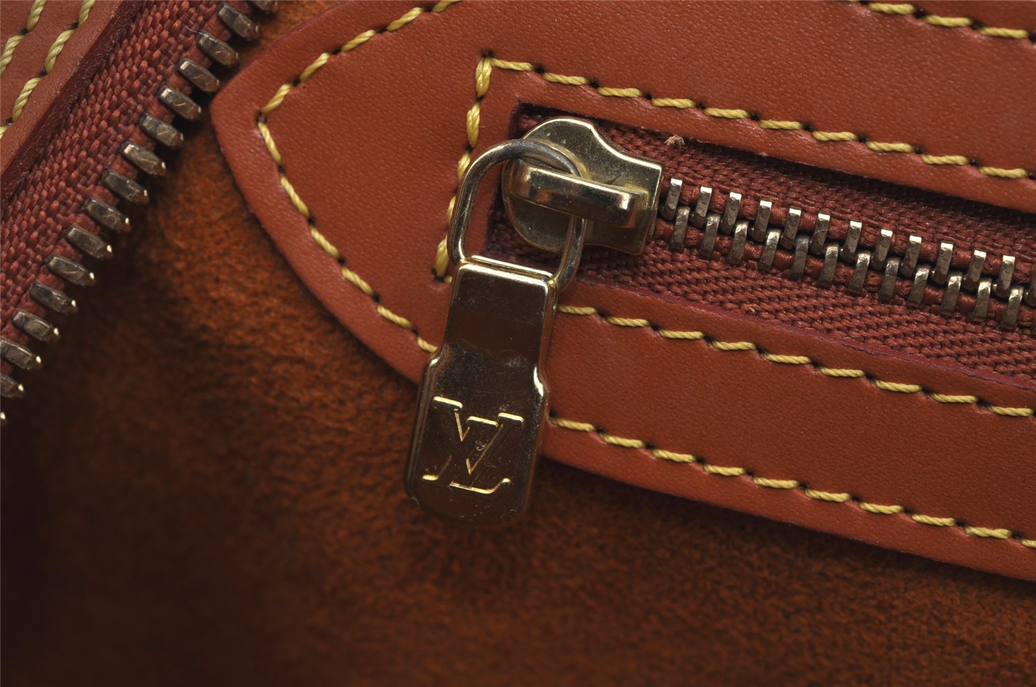 Authentic Louis Vuitton Epi Sorbonne Briefcase Business Bag M54518 Brown 1577J