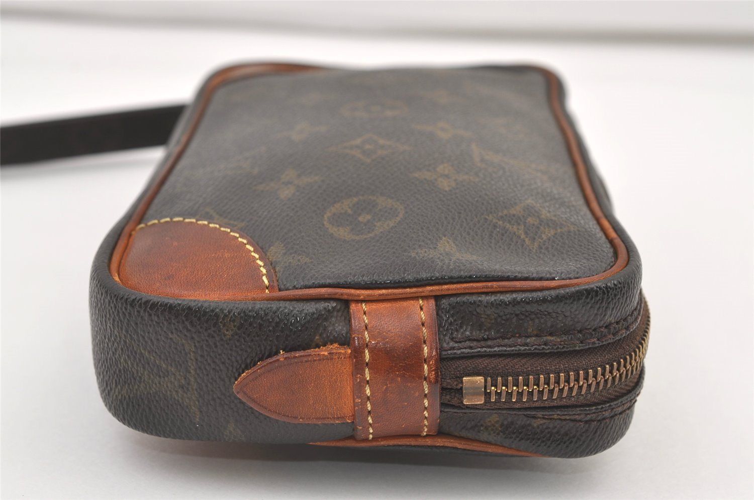 Authentic Louis Vuitton Monogram Marly Dragonne PM M51827 Clutch Hand Bag 1577K