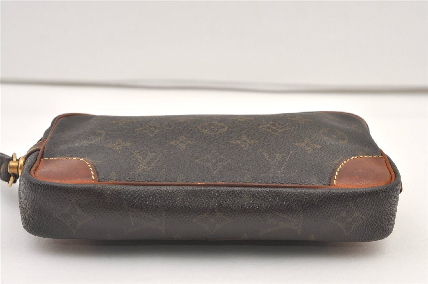 Authentic Louis Vuitton Monogram Marly Dragonne PM M51827 Clutch Hand Bag 1577K