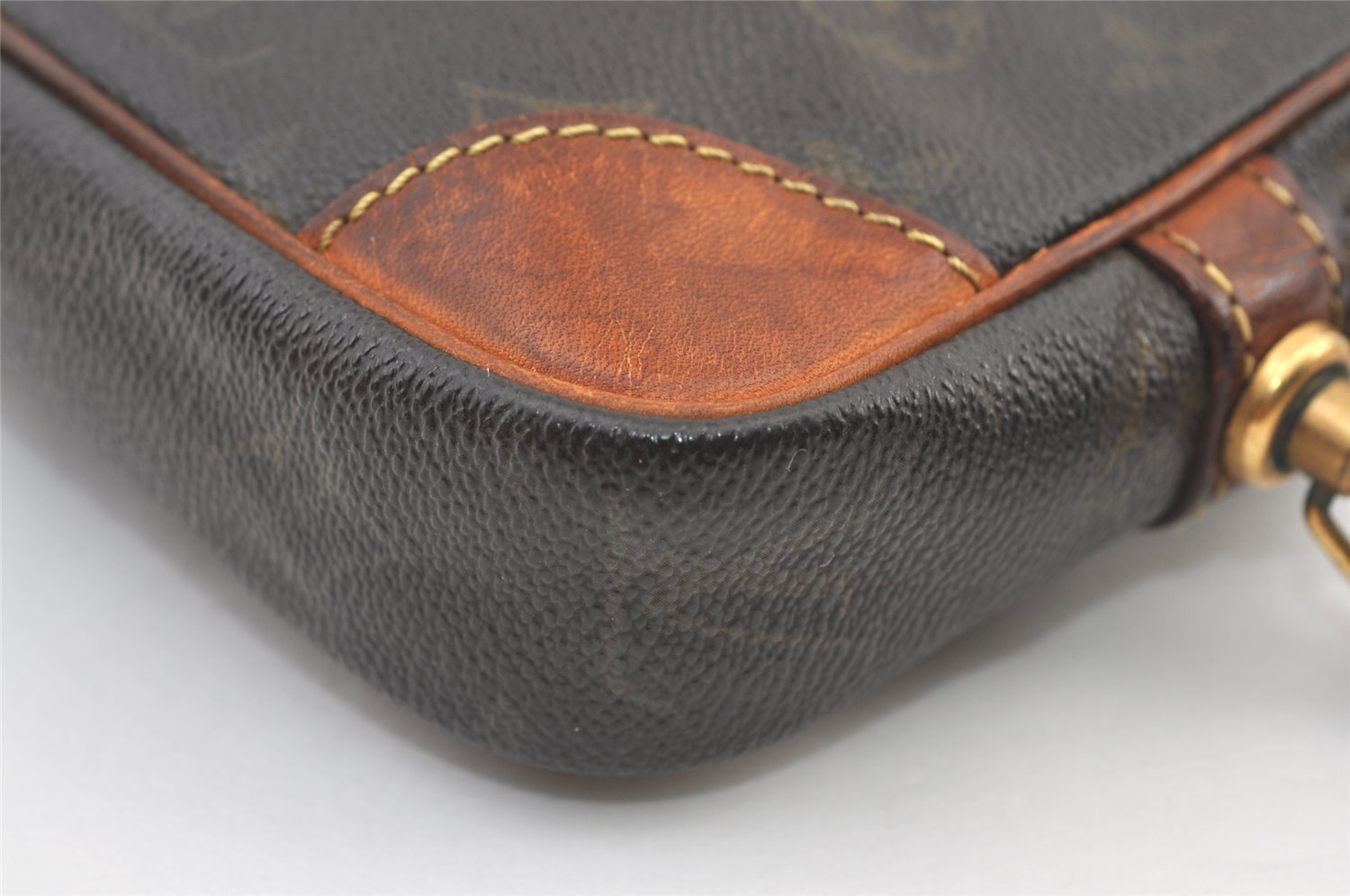 Authentic Louis Vuitton Monogram Marly Dragonne PM M51827 Clutch Hand Bag 1577K