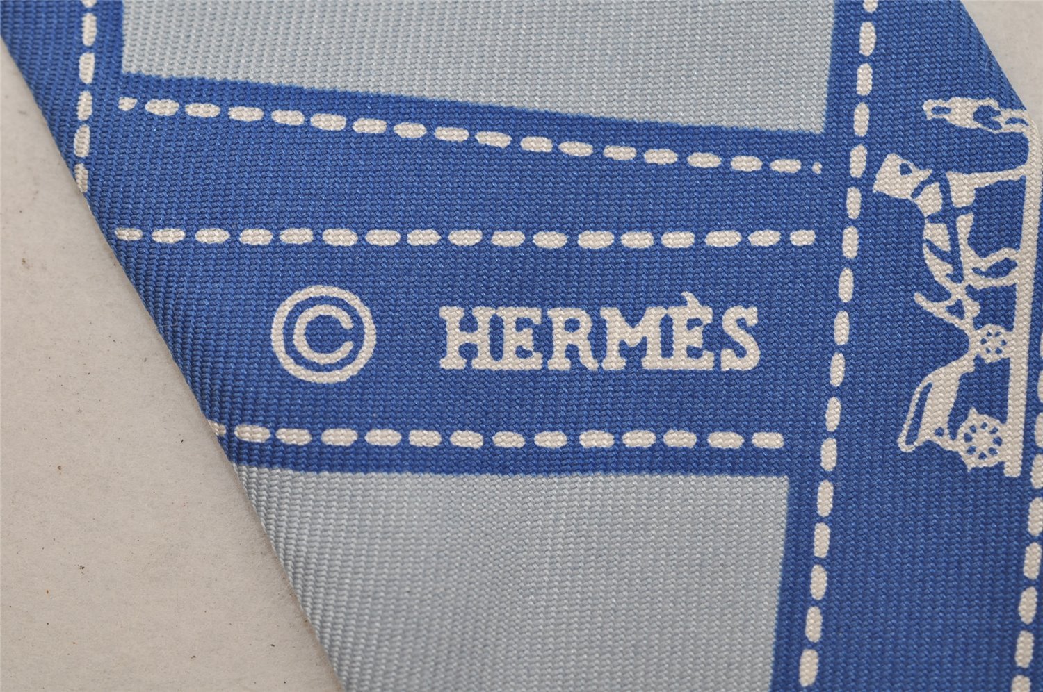 Authentic HERMES Twilly Scarf 