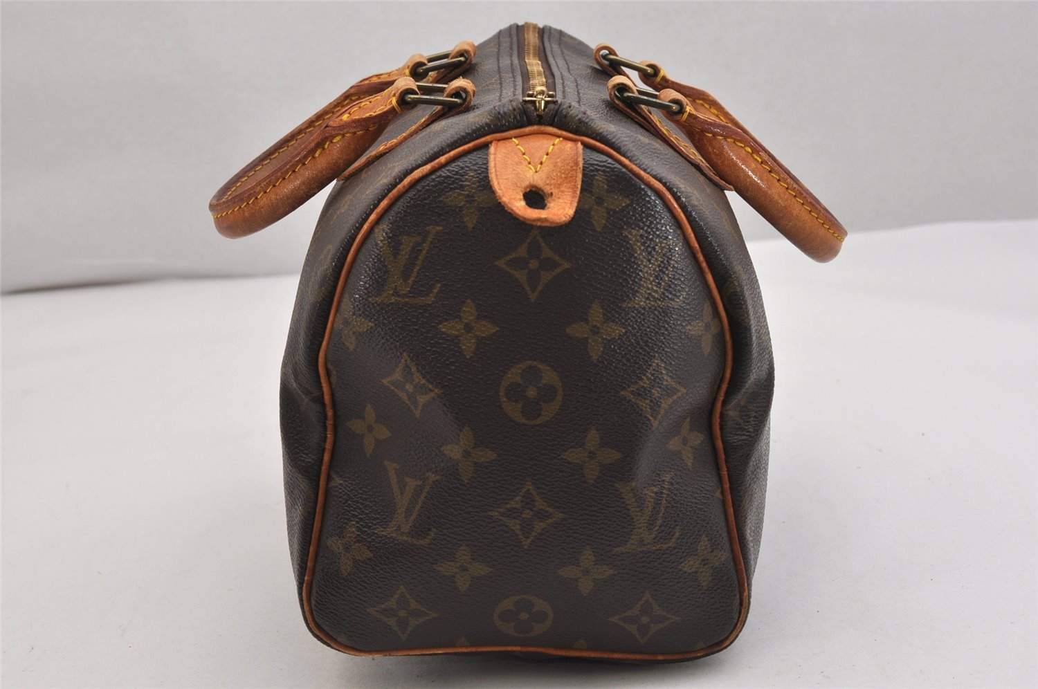 Authentic Louis Vuitton Monogram Speedy 25 Boston Hand Bag M41528 LV 1578K