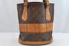 Authentic Louis Vuitton Monogram Bucket PM Shoulder Tote Bag USA Model LV 1579K