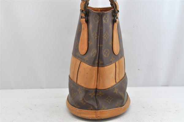 Authentic Louis Vuitton Monogram Bucket PM Shoulder Tote Bag USA Model LV 1579K