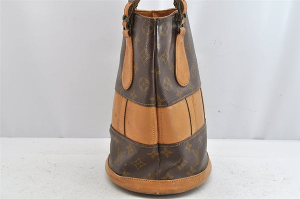 Authentic Louis Vuitton Monogram Bucket PM Shoulder Tote Bag USA Model LV 1579K