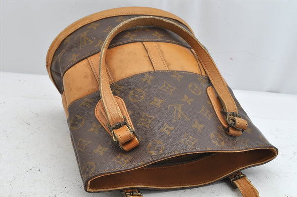 Authentic Louis Vuitton Monogram Bucket PM Shoulder Tote Bag USA Model LV 1579K