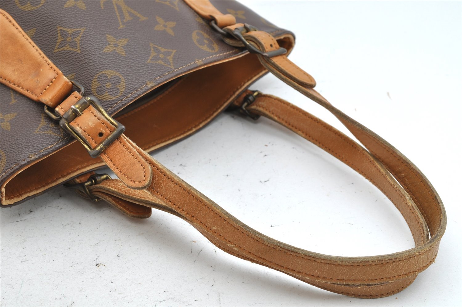 Authentic Louis Vuitton Monogram Bucket PM Shoulder Tote Bag USA Model LV 1579K