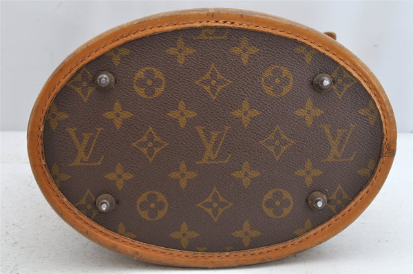 Authentic Louis Vuitton Monogram Bucket PM Shoulder Tote Bag USA Model LV 1579K