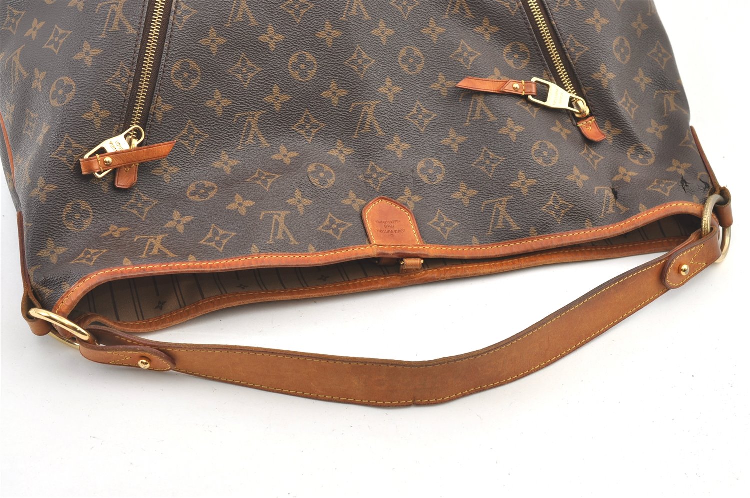 Authentic Louis Vuitton Monogram Delightful GM Shoulder Bag M40354 LV 1580K