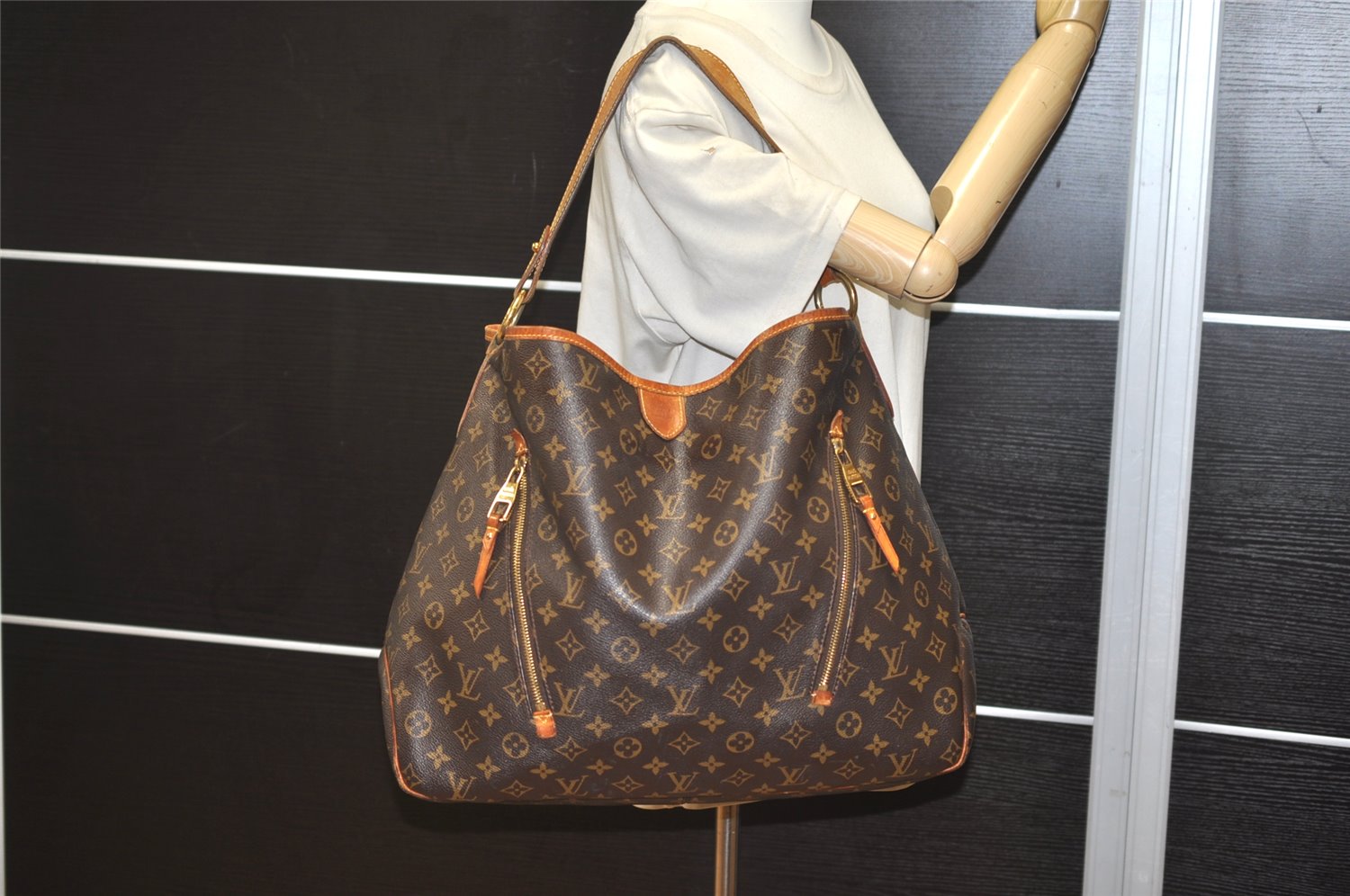Authentic Louis Vuitton Monogram Delightful GM Shoulder Bag M40354 LV 1580K