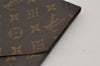 Authentic Louis Vuitton Monogram Poche Plate Documents Case M53522 LV 1581J