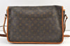 Authentic Louis Vuitton Monogram Gibeciere GM Shoulder Cross Bag M42246 LV 1581K
