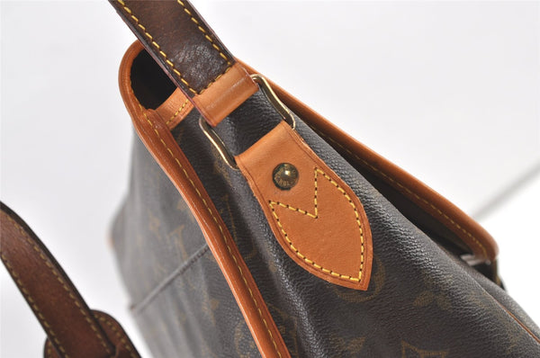 Authentic Louis Vuitton Monogram Gibeciere GM Shoulder Cross Bag M42246 LV 1581K