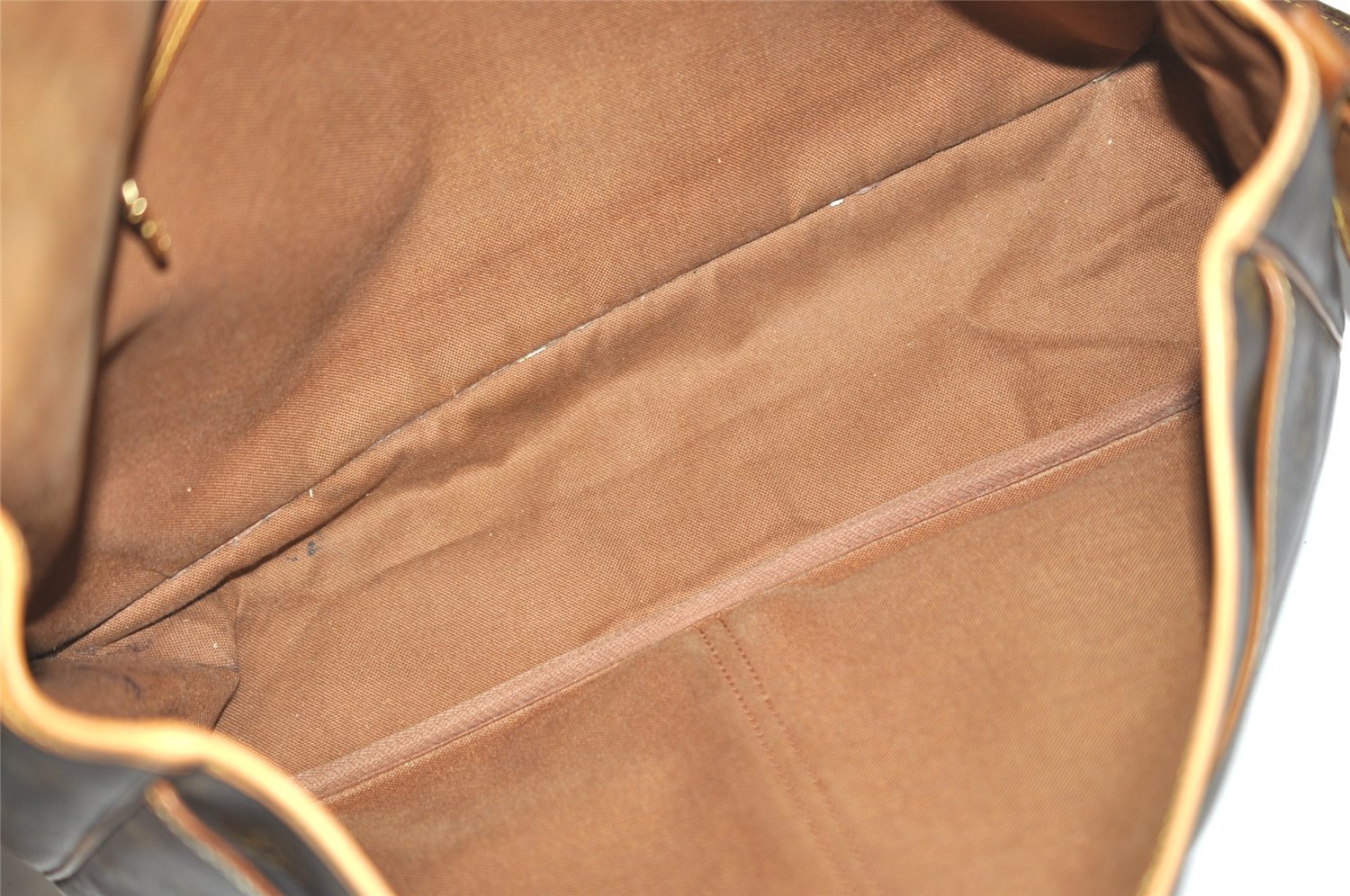 Authentic Louis Vuitton Monogram Gibeciere GM Shoulder Cross Bag M42246 LV 1581K