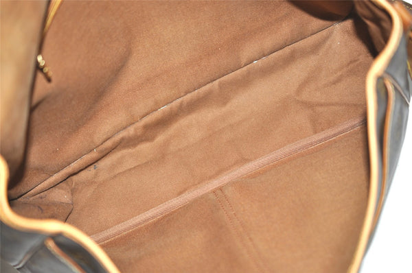 Authentic Louis Vuitton Monogram Gibeciere GM Shoulder Cross Bag M42246 LV 1581K