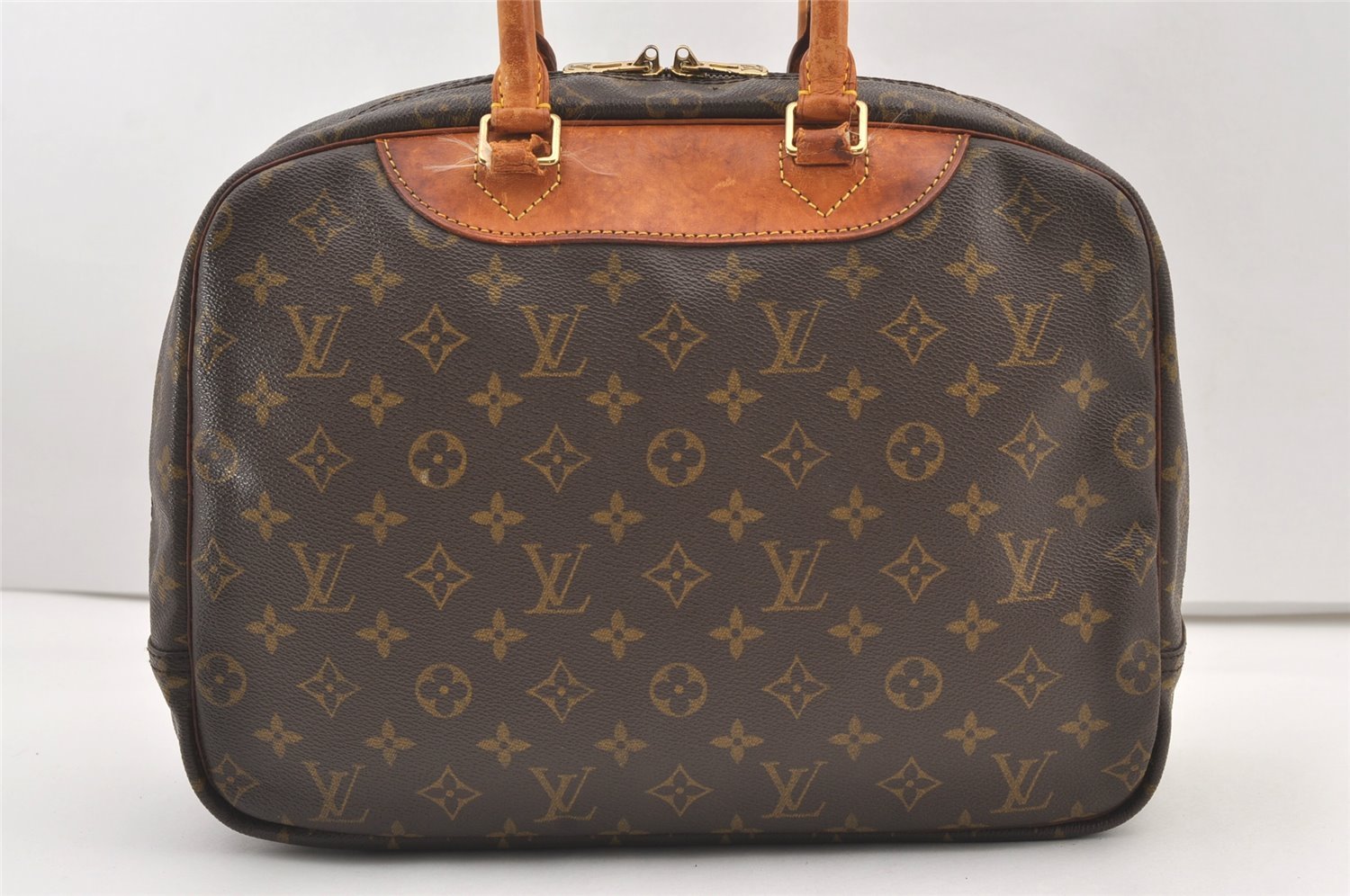 Authentic Louis Vuitton Monogram Deauville Hand Bag M47270 LV 1582K