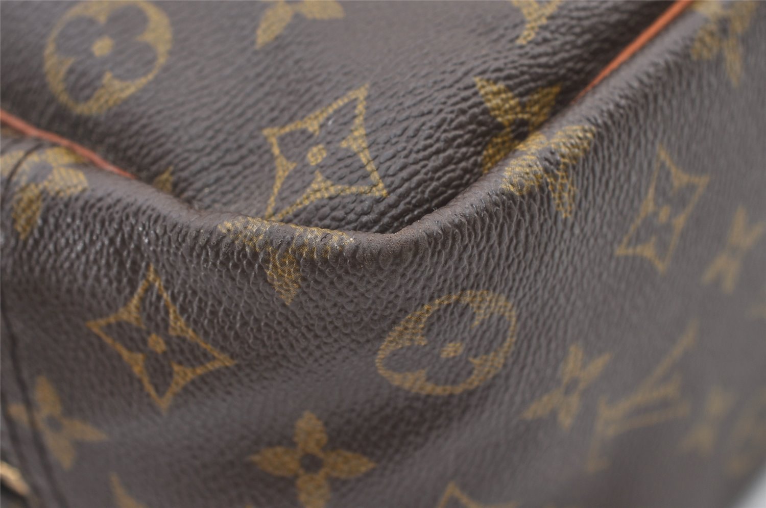 Authentic Louis Vuitton Monogram Deauville Hand Bag M47270 LV 1582K