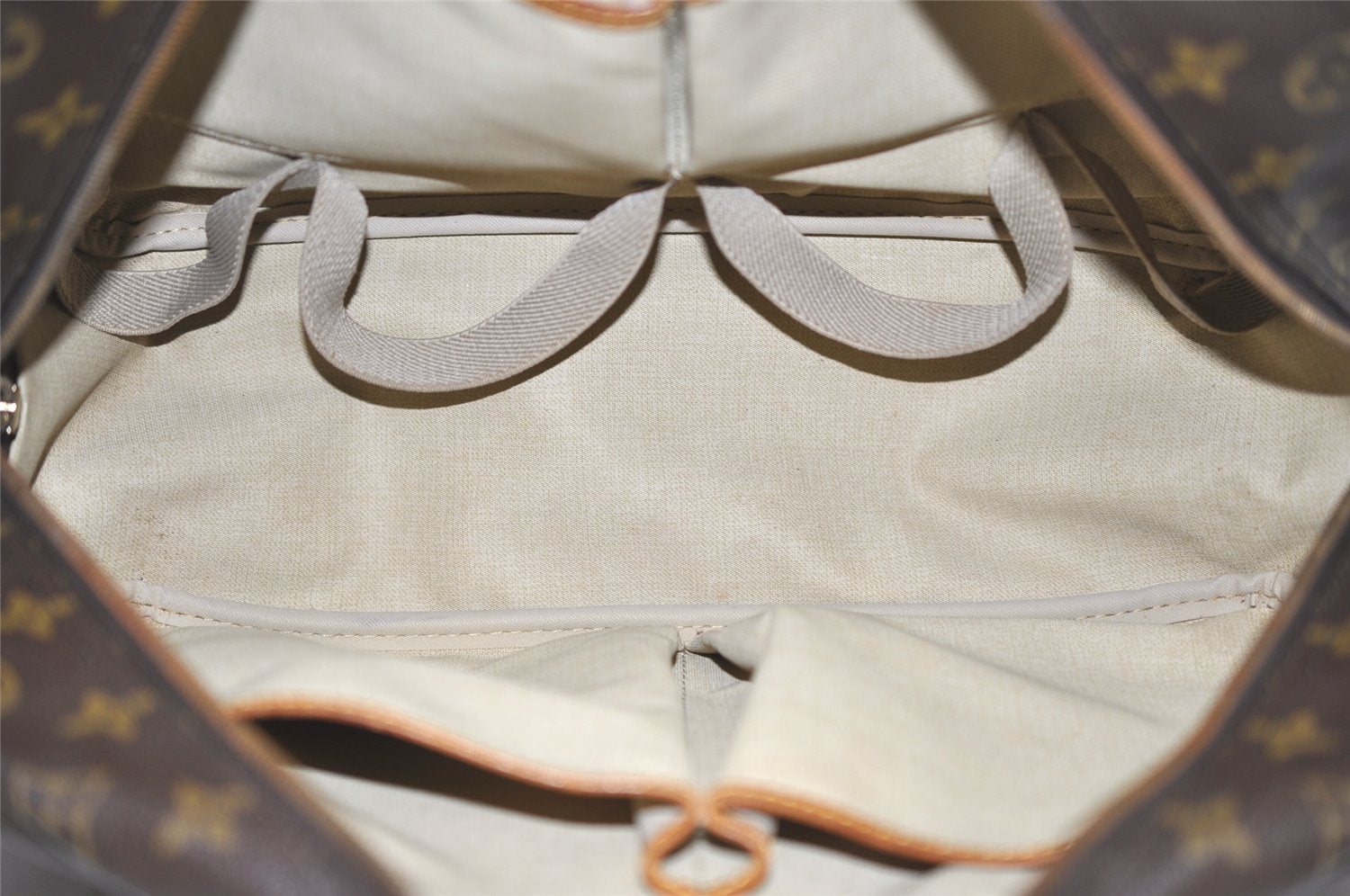 Authentic Louis Vuitton Monogram Deauville Hand Bag M47270 LV 1582K