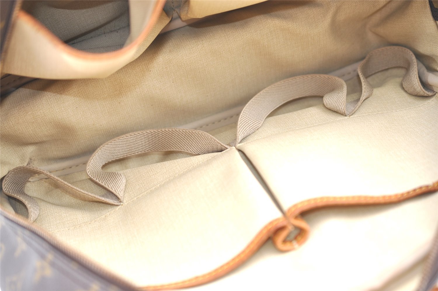 Authentic Louis Vuitton Monogram Deauville Hand Bag M47270 LV 1582K