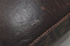 Authentic FENDI Zucca Vintage Tote Hand Bag Purse Nylon Leather Brown 1583I