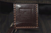 Authentic FENDI Zucca Vintage Tote Hand Bag Purse Nylon Leather Brown 1583I