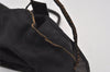 Authentic FENDI Zucca Vintage Tote Hand Bag Purse Nylon Leather Brown 1583I