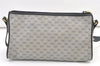 Authentic GUCCI Micro GG PVC Leather Shoulder Cross Body Bag Navy Blue 1583K